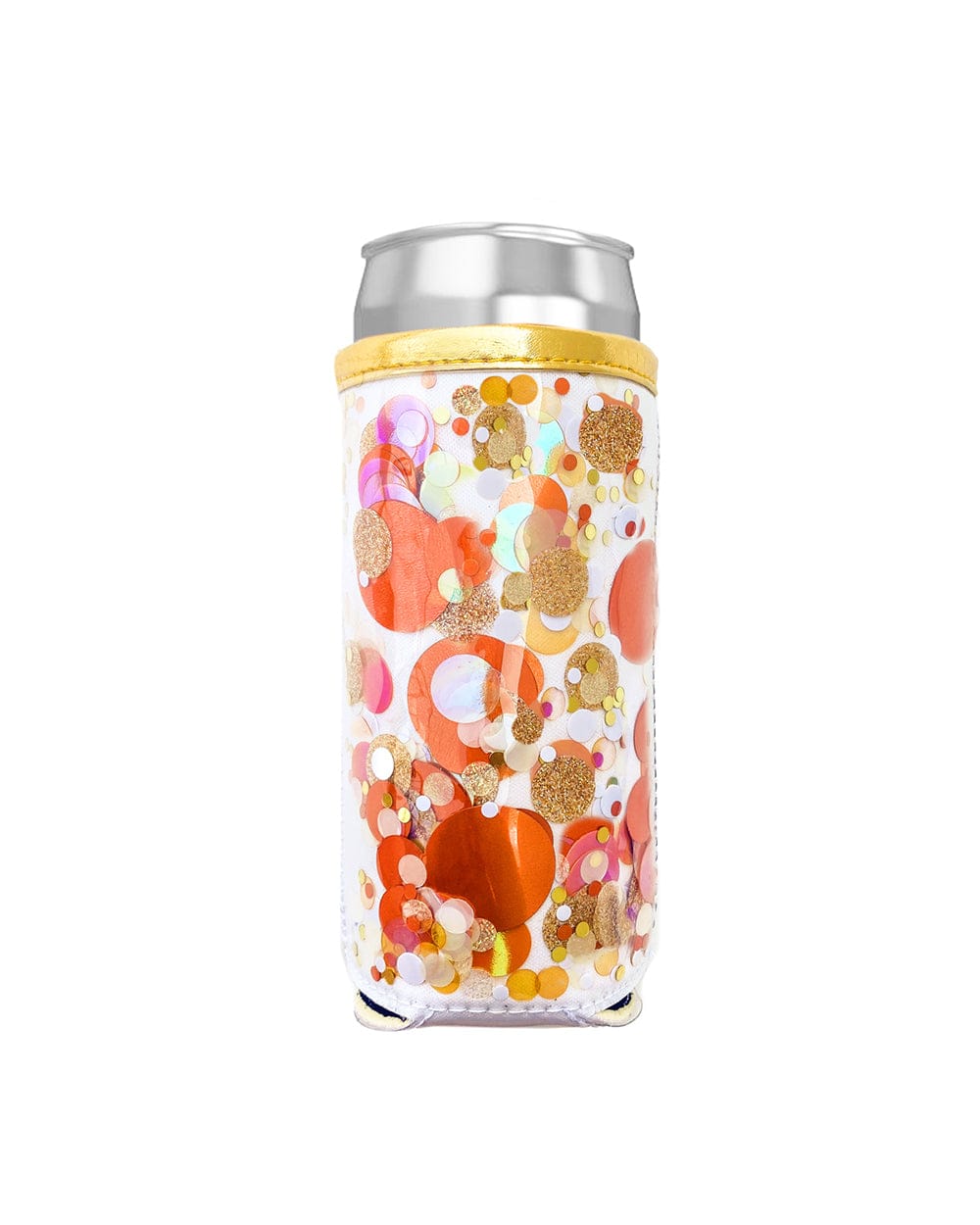 Spirit Squad Confetti Skinny Can Drink Sleeve