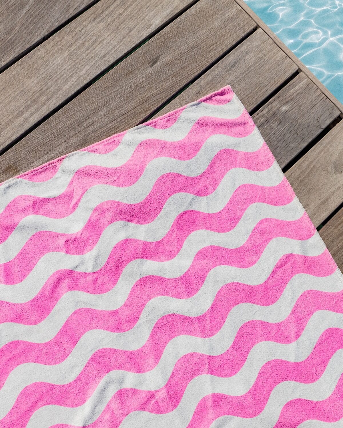 Pink Scallops 2-in-1 Tote Towel Bag