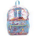Multicolor Confetti Clear Backpack