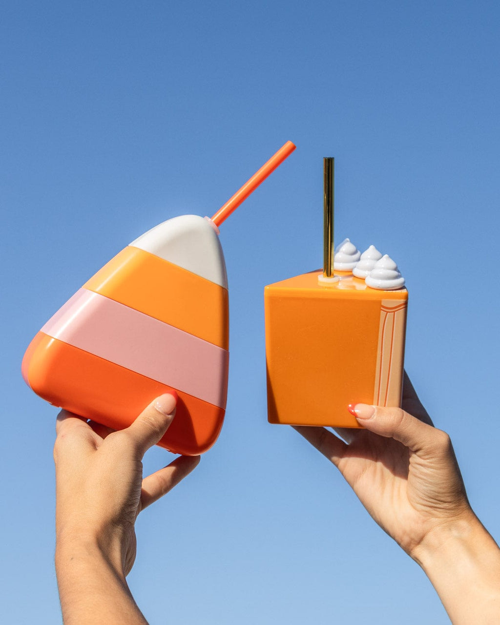 Fall Sipper Bundle - Candy Corn & Pumpkin Pie Sippers