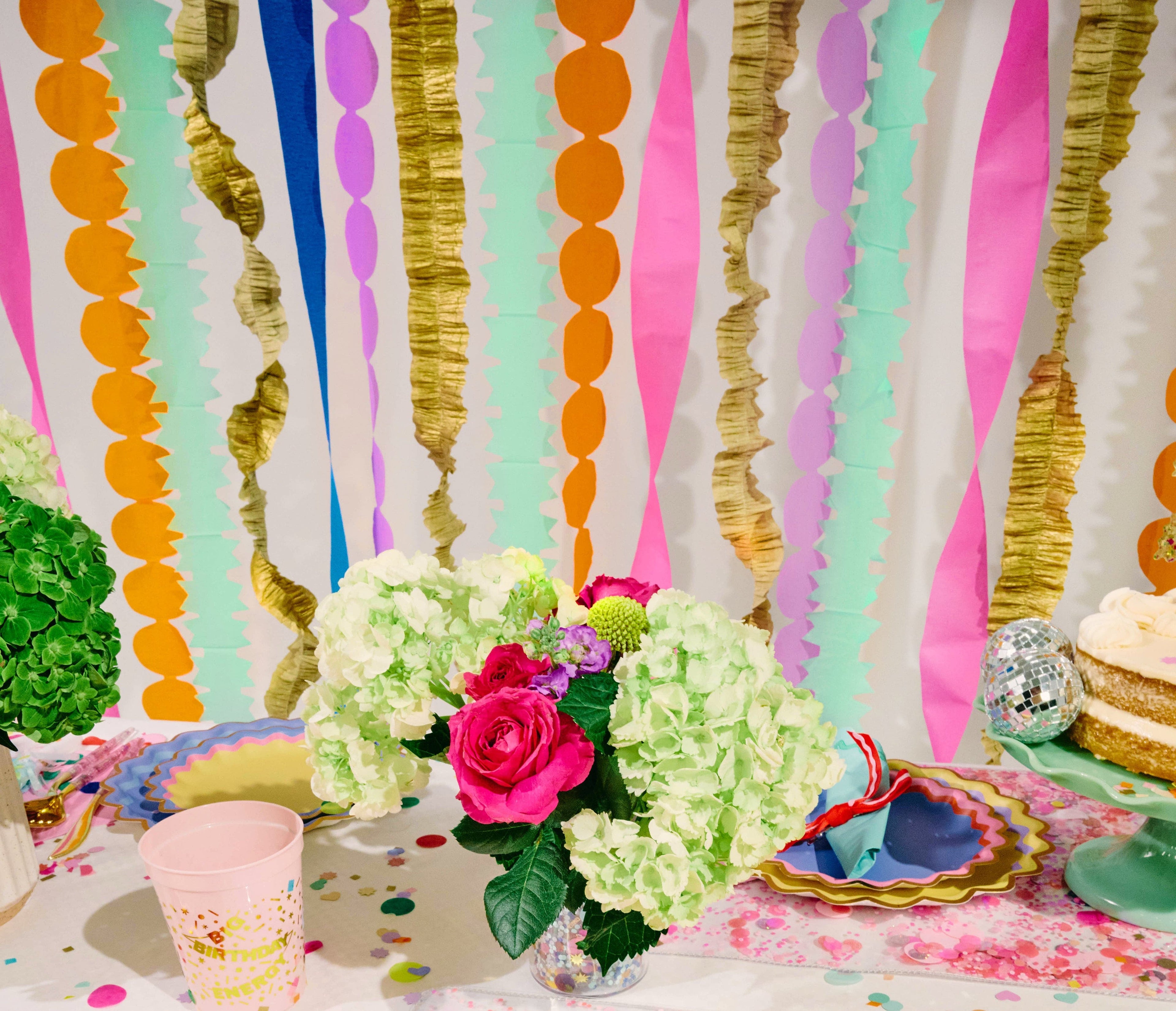 Multicolored Party Streamer Set