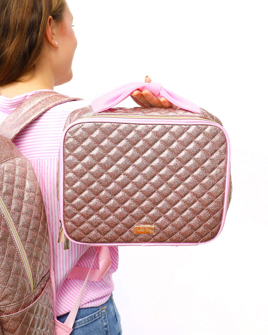 Pink Glitter Party Insulated Lunchbox