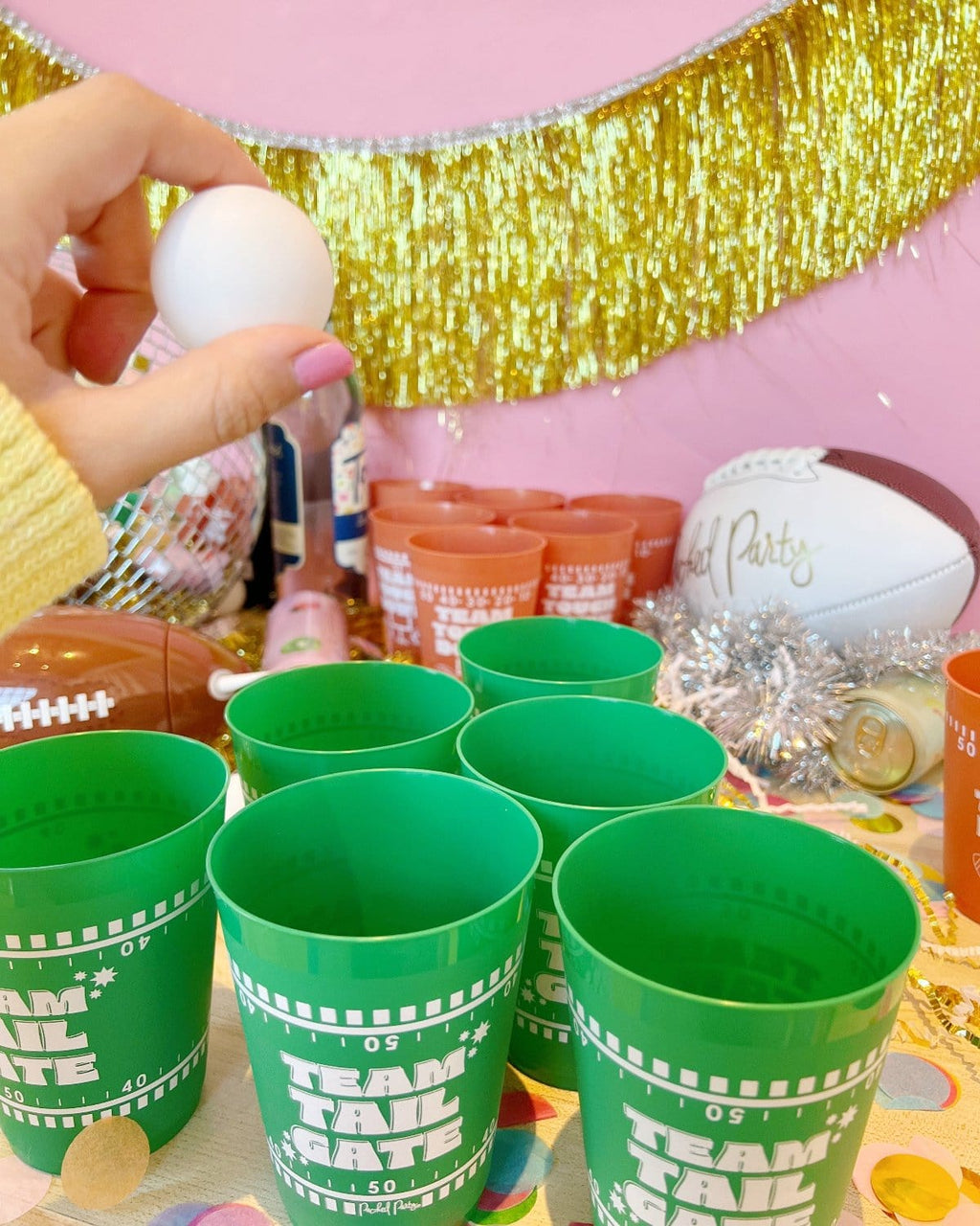 Gameday Party Pong Set