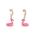 Flamingo Floatie Dangle Earrings