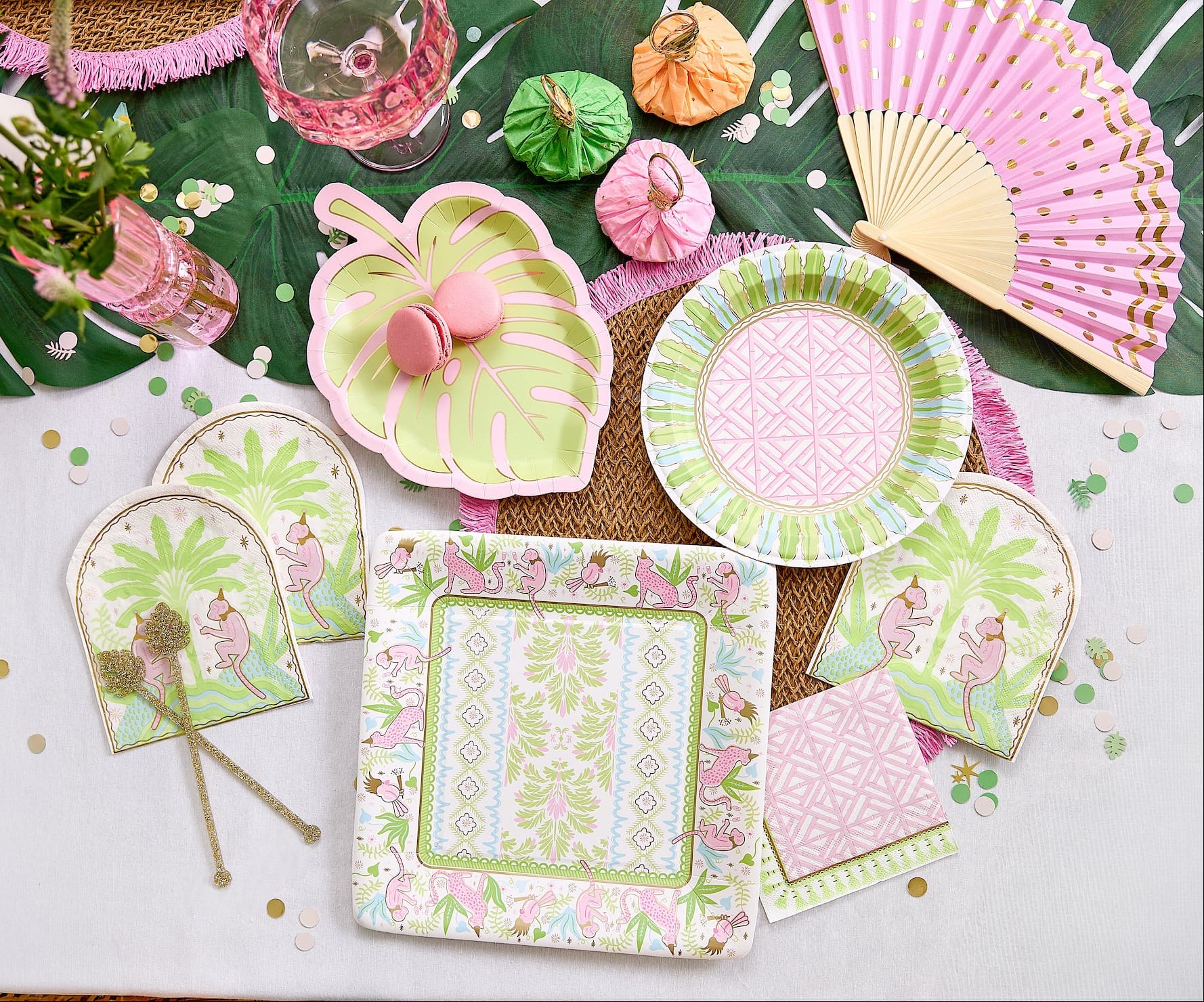Palm Leaf Confetti Mix
