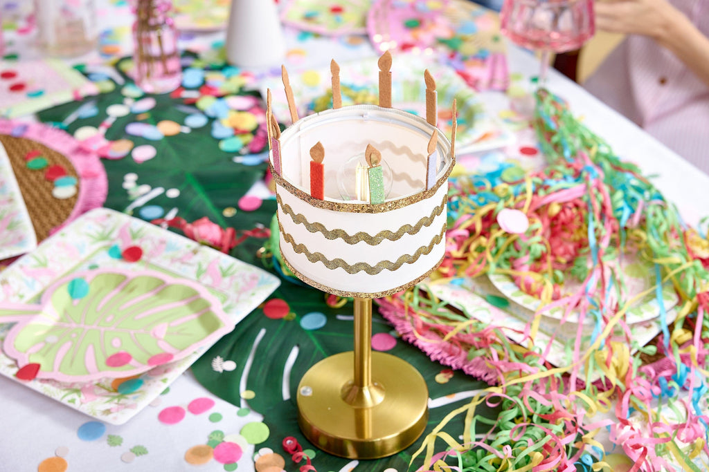 Birthday Cake Rechargeable LED Table Lamp