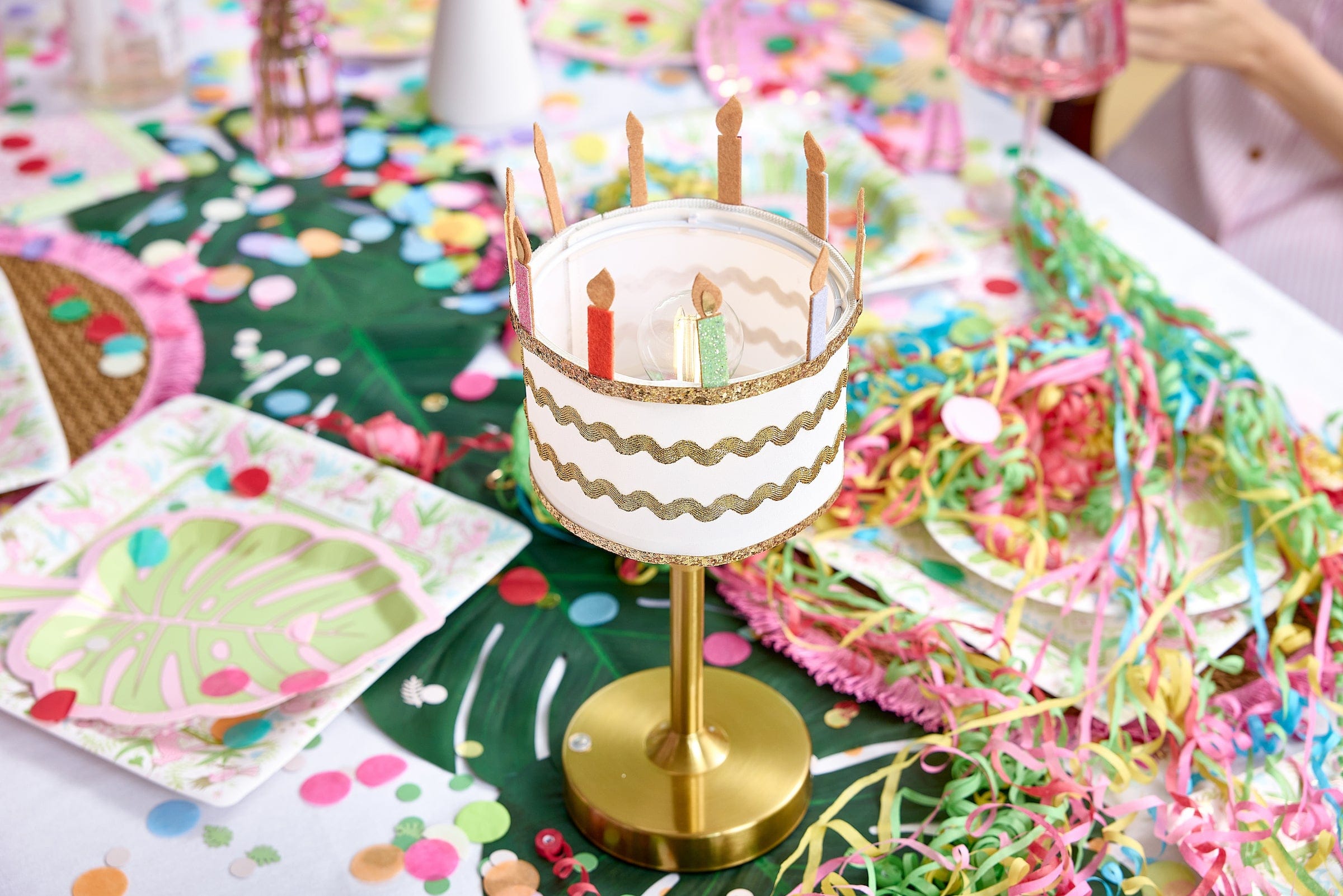 Birthday Cake Rechargeable LED Table Lamp