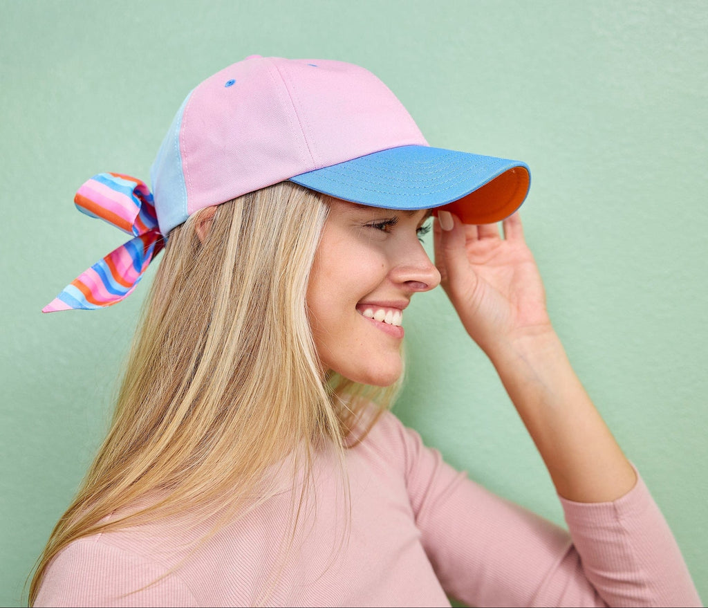 Big Bow Energy Hat (Striped)