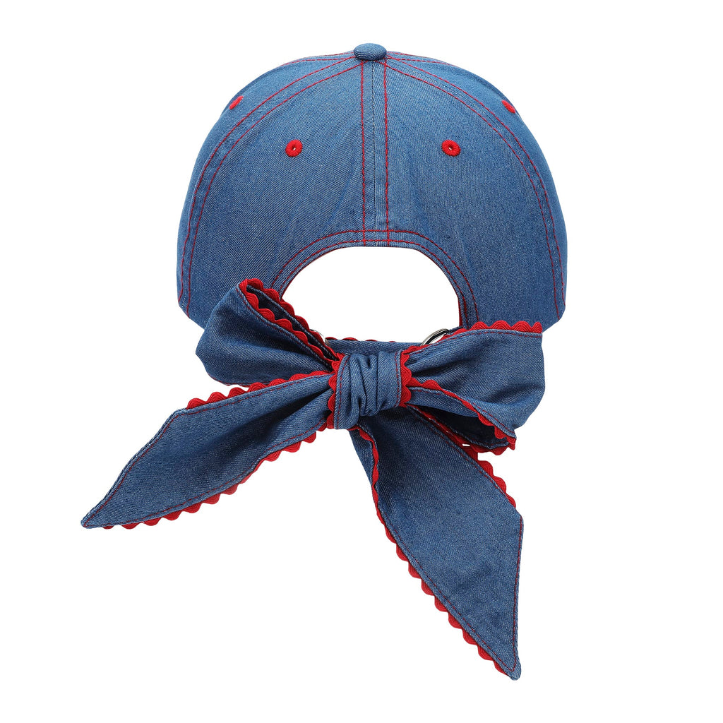 Big Bow Energy Denim Hat