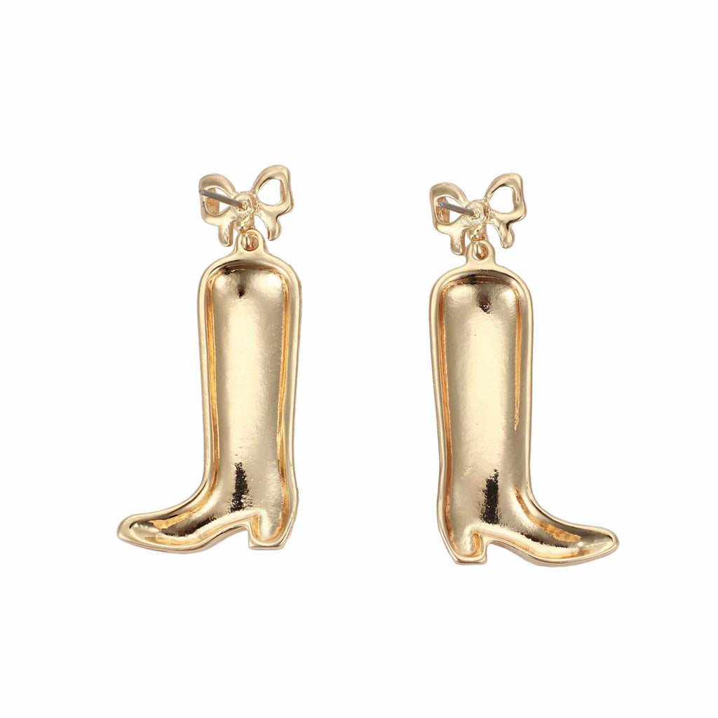 Yellow Daisy Boots Earrings