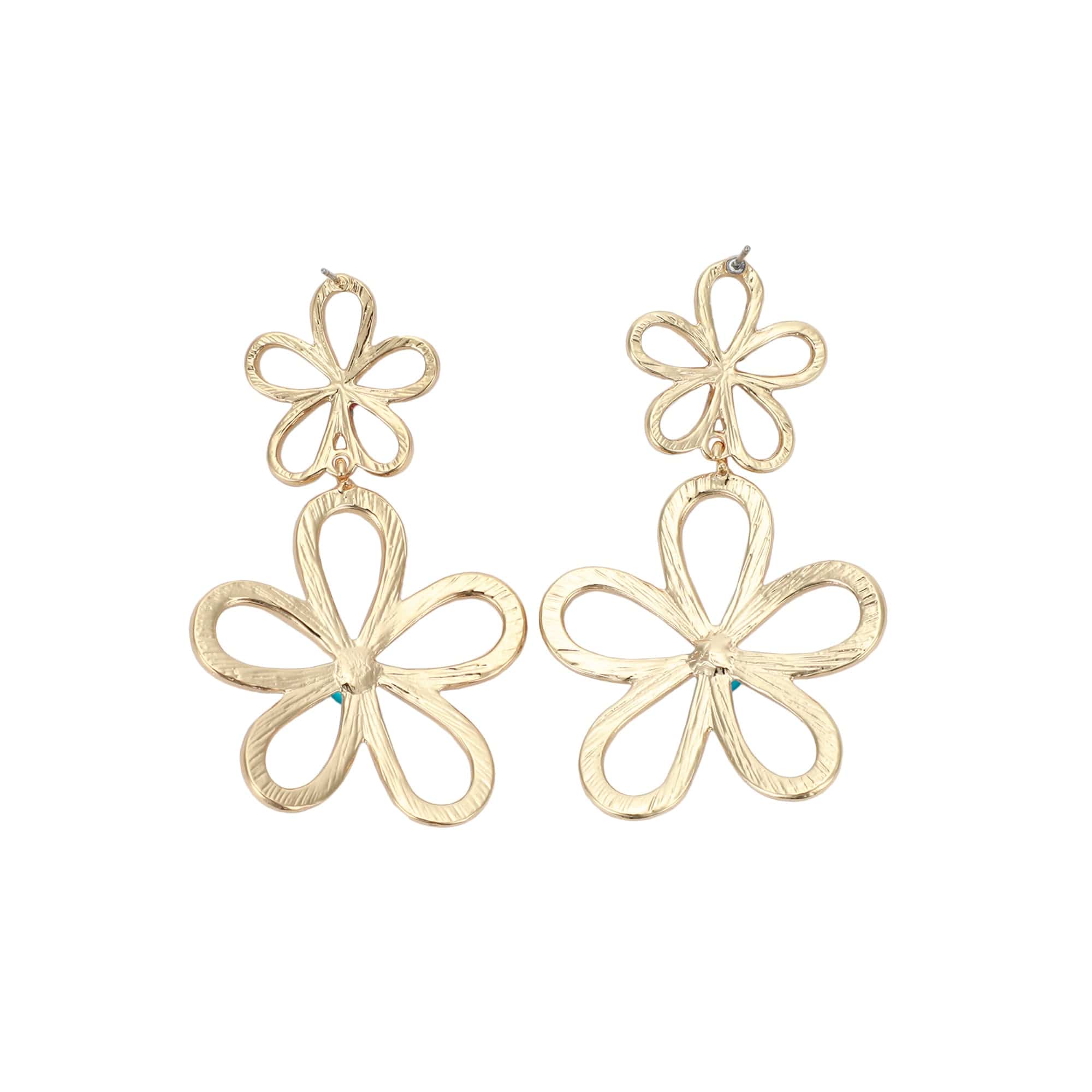Flower Power Rhinestone Earrings