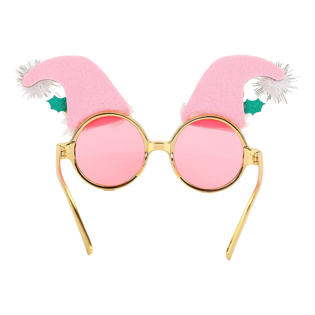 Santa Hat Christmas Novelty Glasses