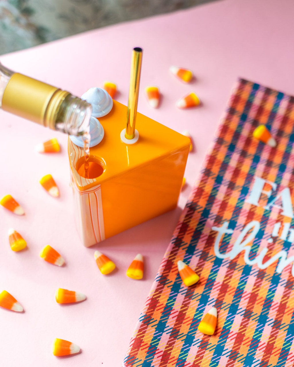Fall Sipper Bundle - Candy Corn & Pumpkin Pie Sippers