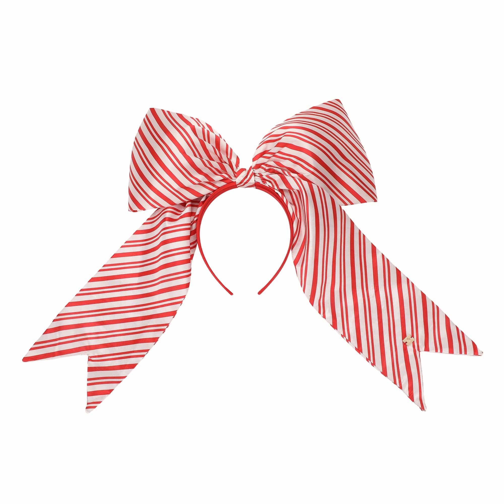 Sweetheart Stripes Jumbo Bow Headband (Single or Set of 4)