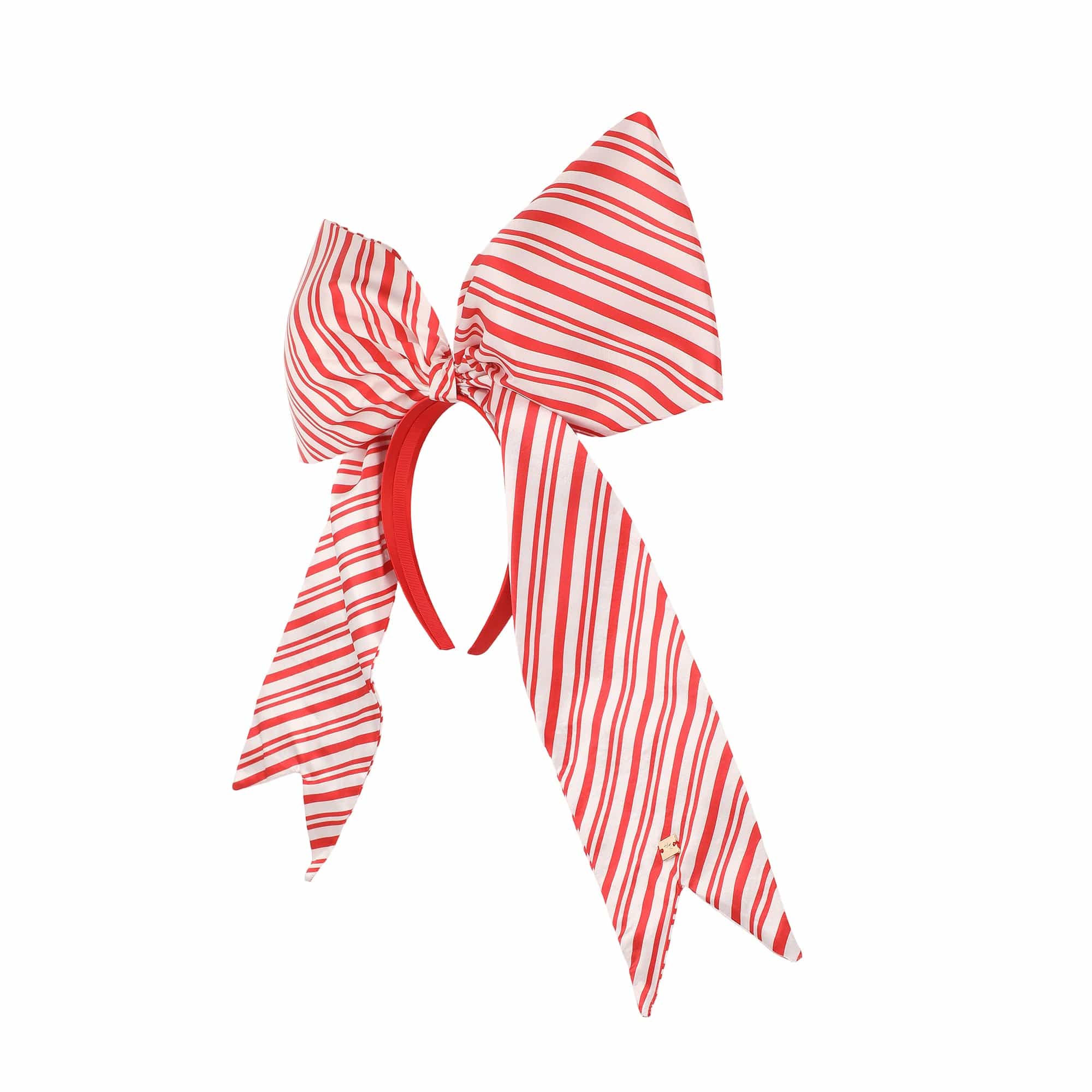 Sweetheart Stripes Jumbo Bow Headband (Single or Set of 4)