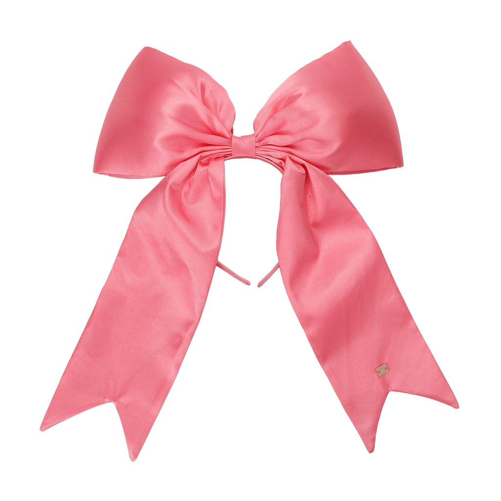 Pink Jumbo Bow Headband (Single or Set of 4)