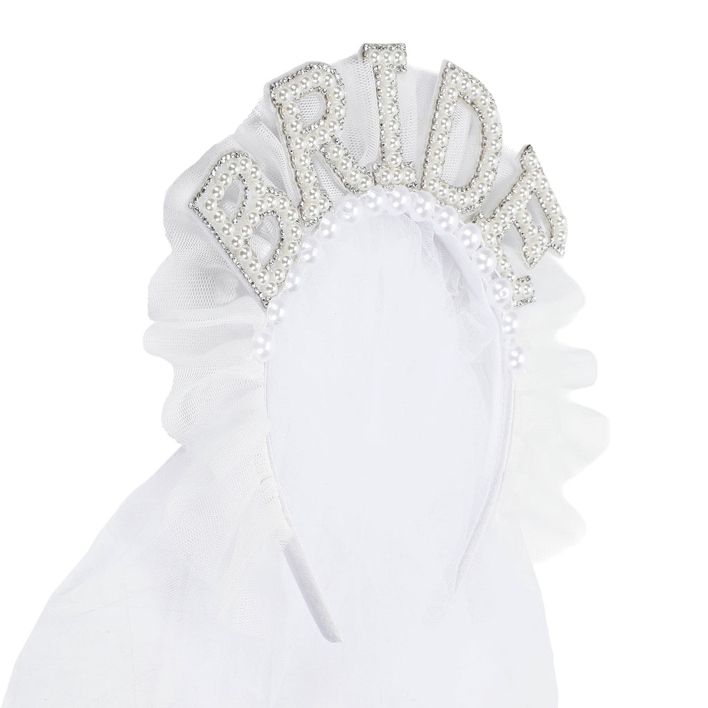 Blushing Bride Novelty Headband