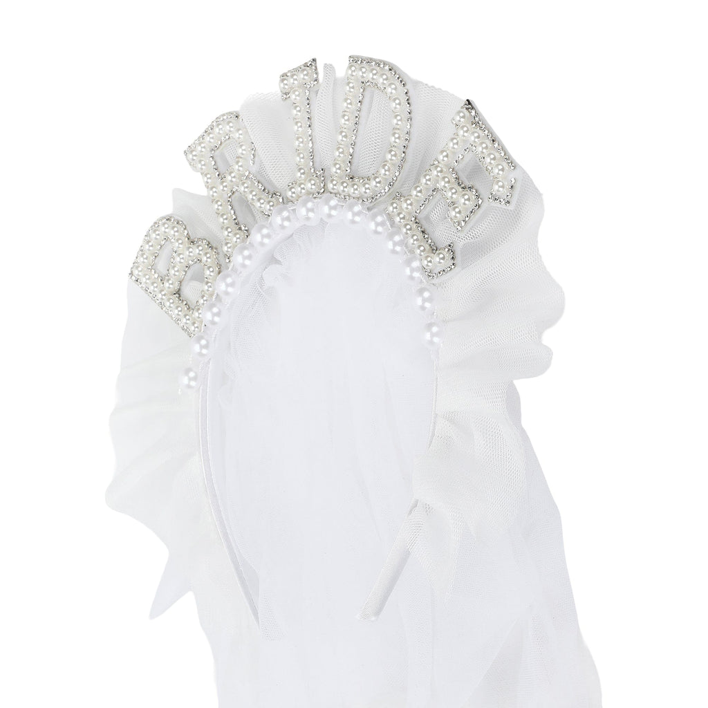 Blushing Bride Novelty Headband