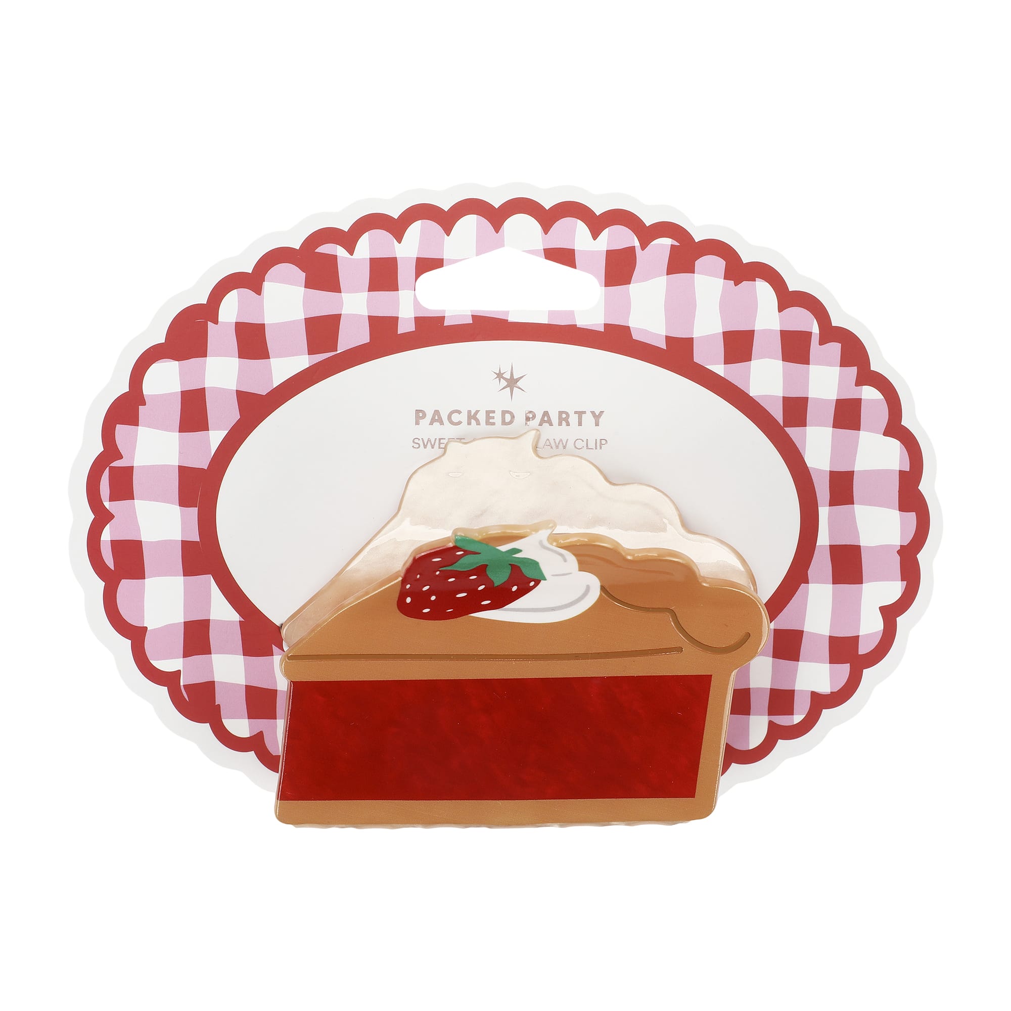 Strawberry Pie Hair Claw Clip