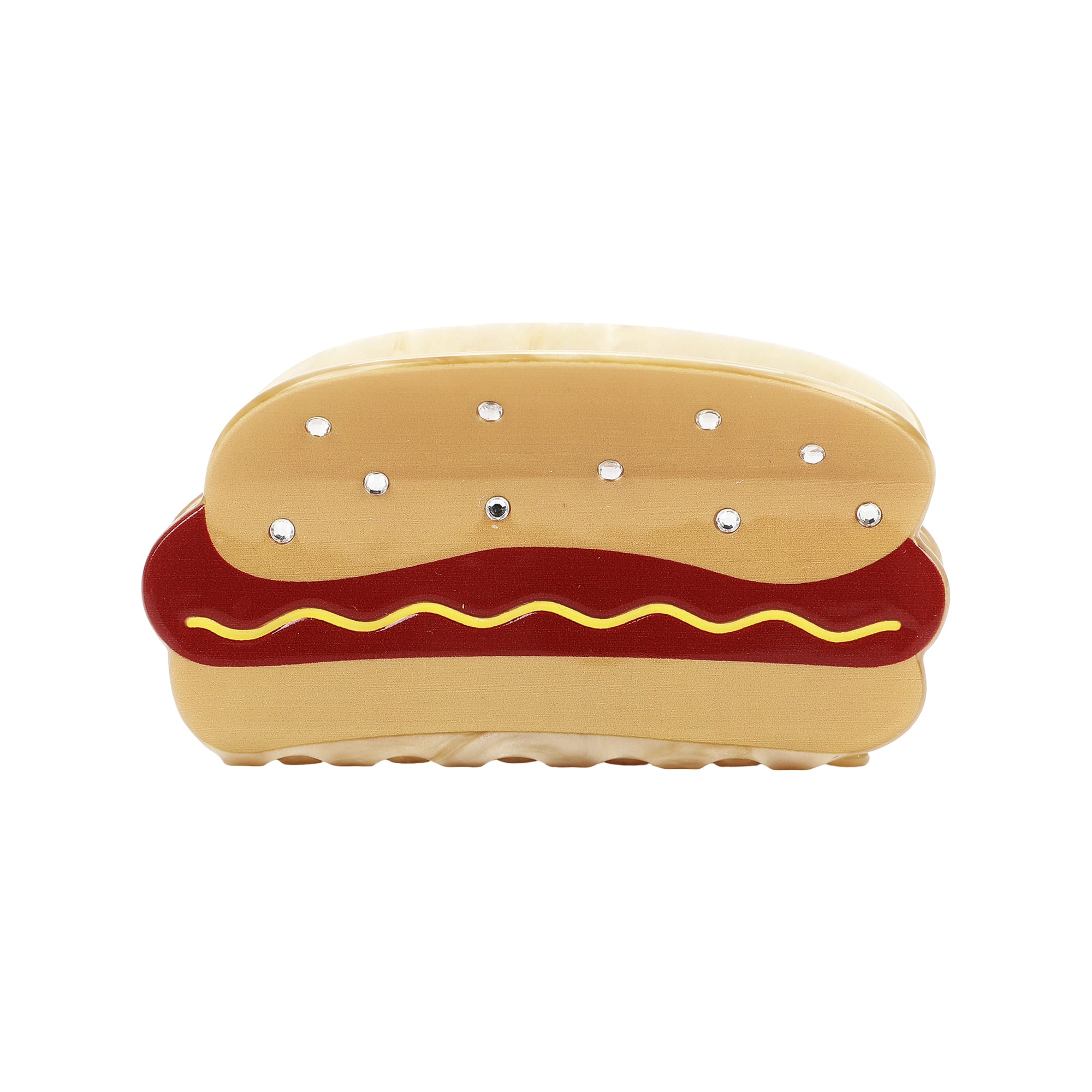 Hotdog Hair Claw Clip