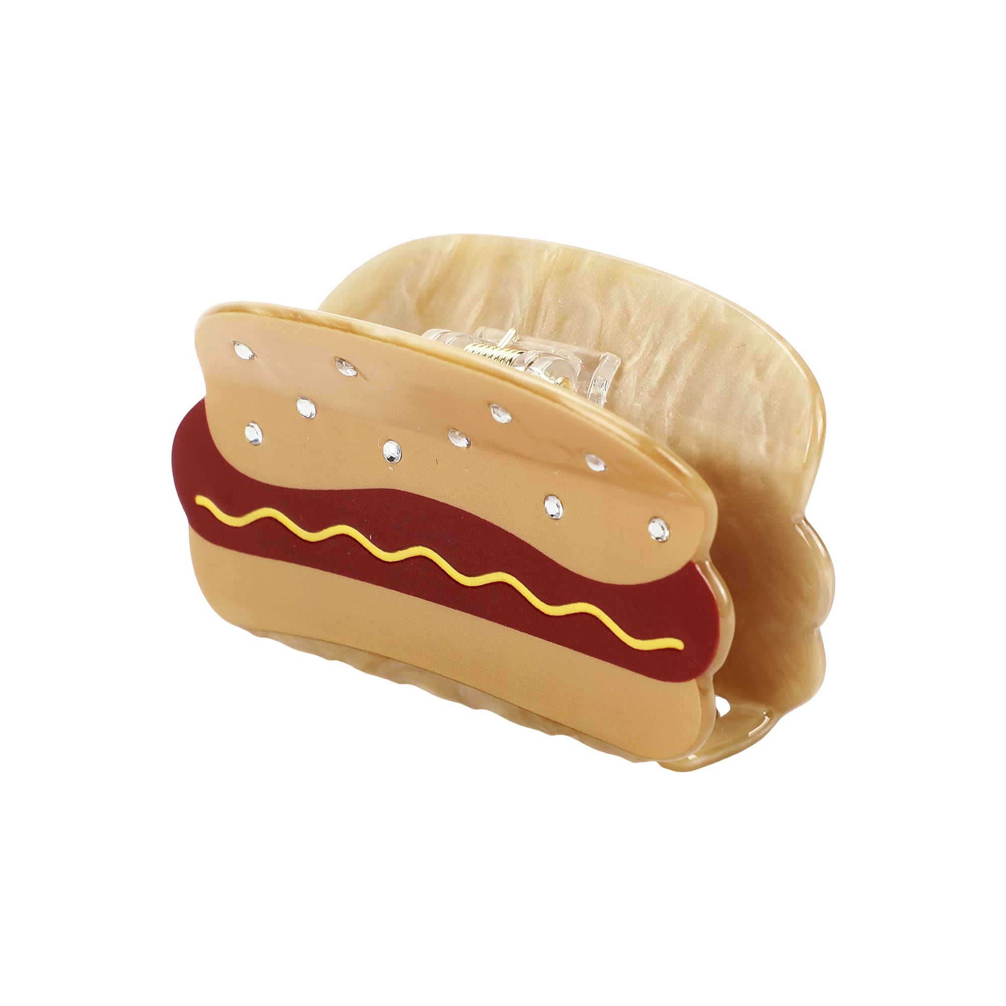 Hotdog Hair Claw Clip