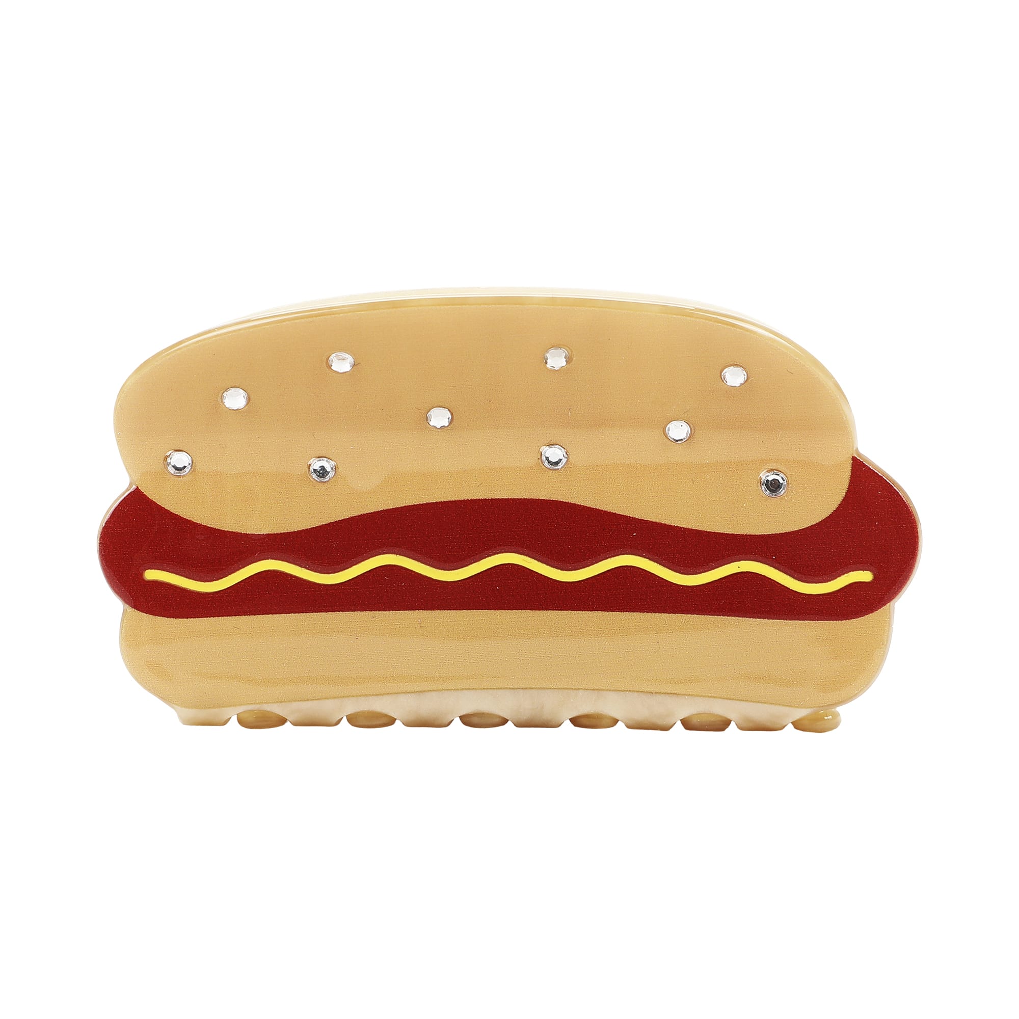 Hotdog Hair Claw Clip