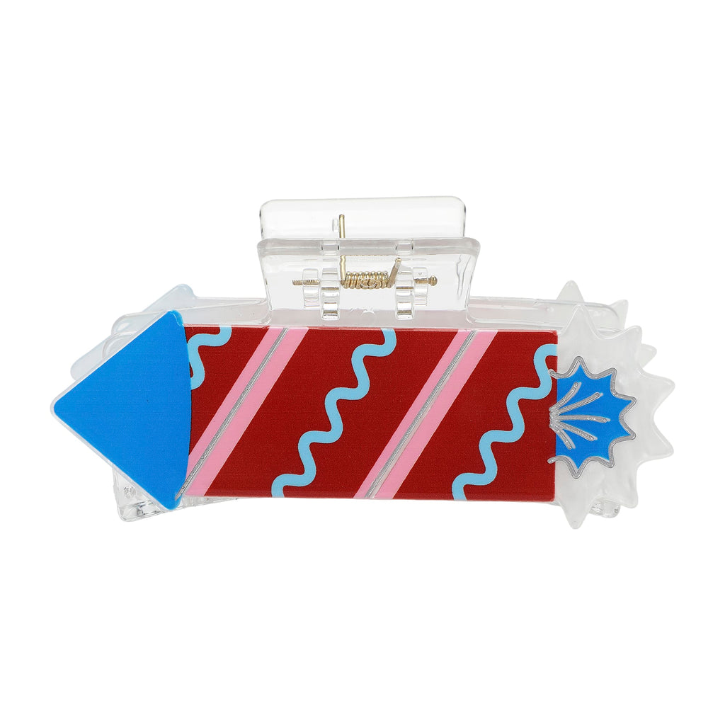 Firework Hair Claw Clip