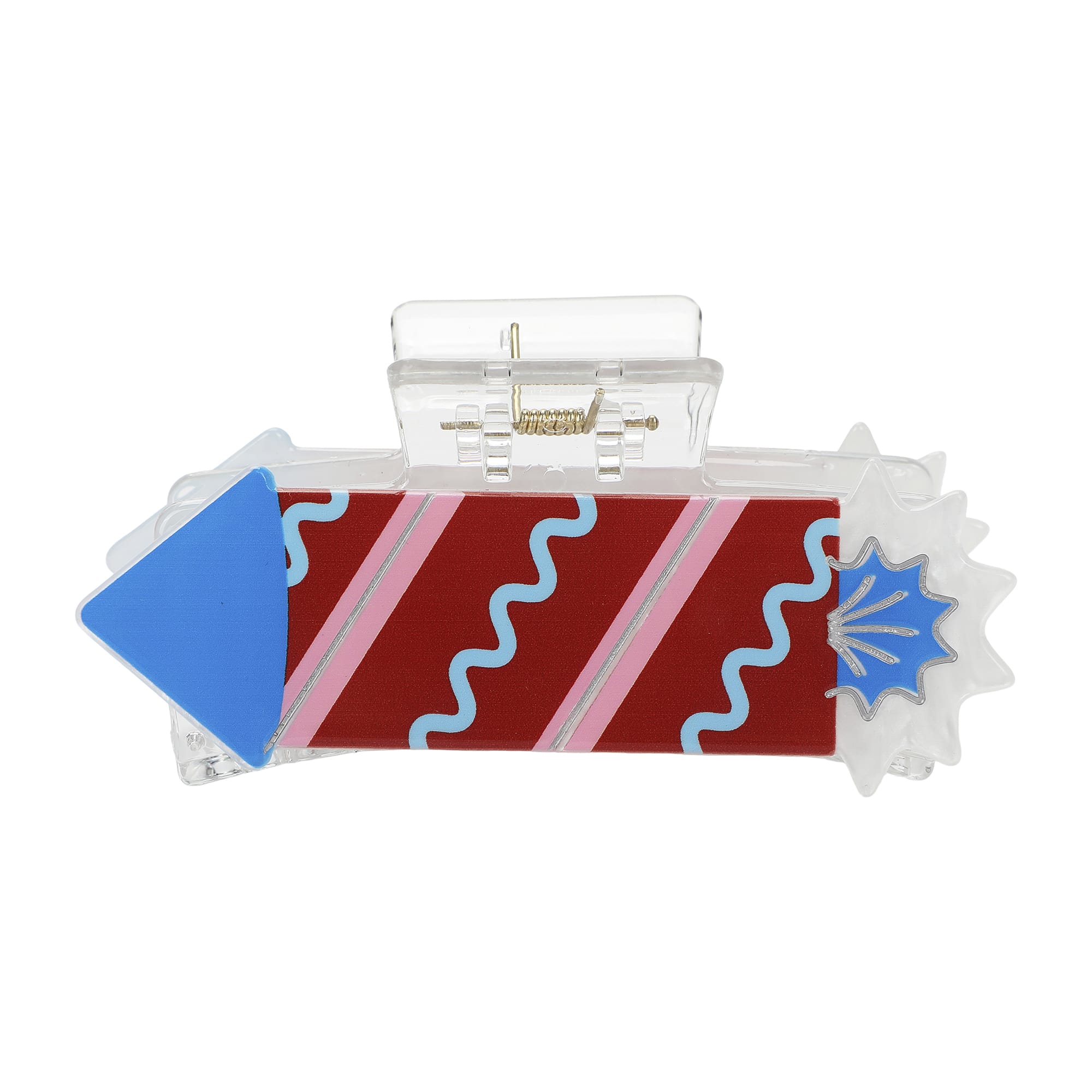 Firework Hair Claw Clip