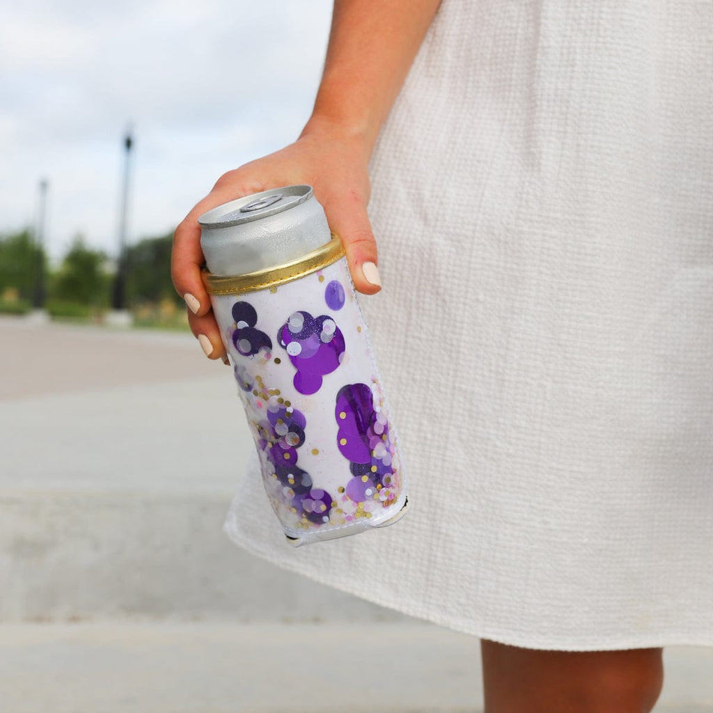 Spirit Squad Confetti Skinny Can Drink Sleeve