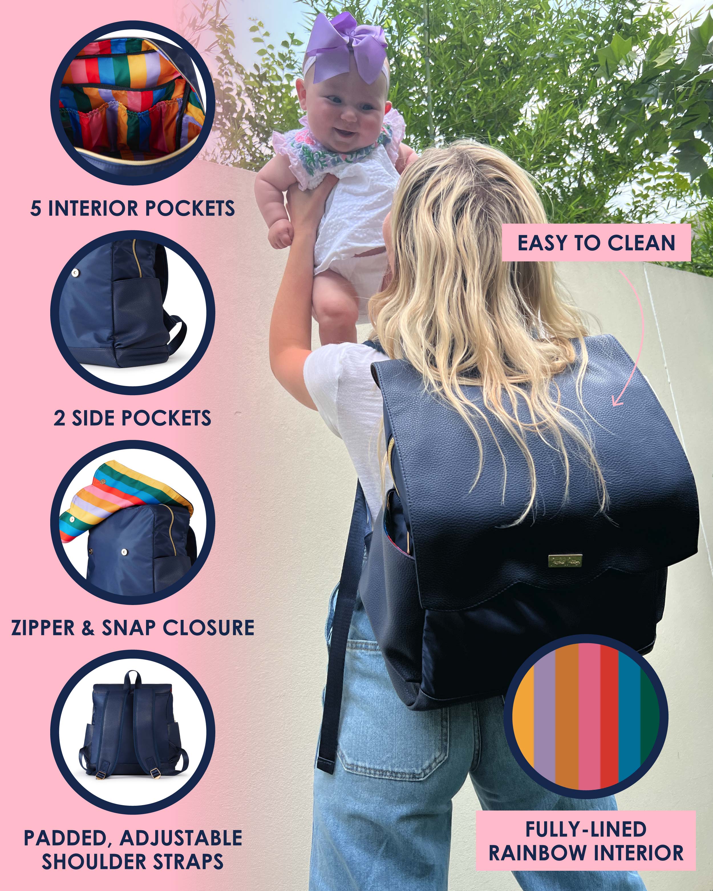 The Emerson Diaper Bag Backpack