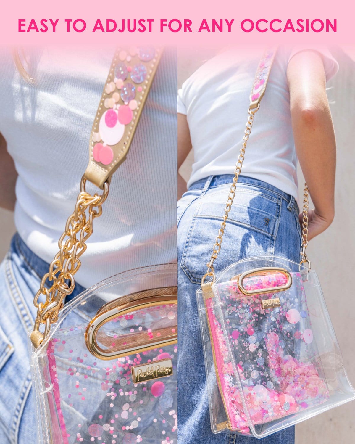 Cooper Crossbody Stadium-Approved Clear Bag