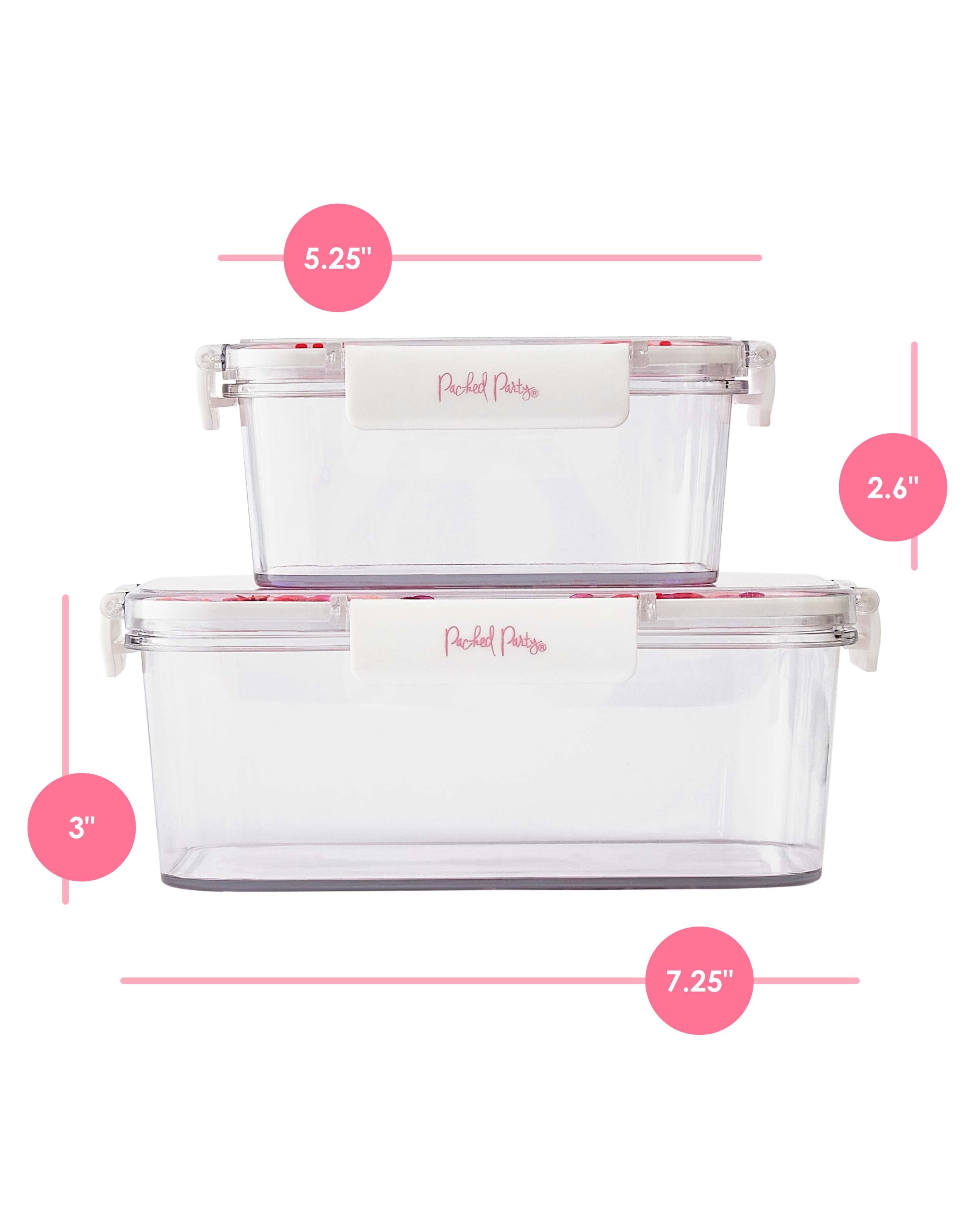 Sweet Tart Confetti Food Storage Box Set Of Two