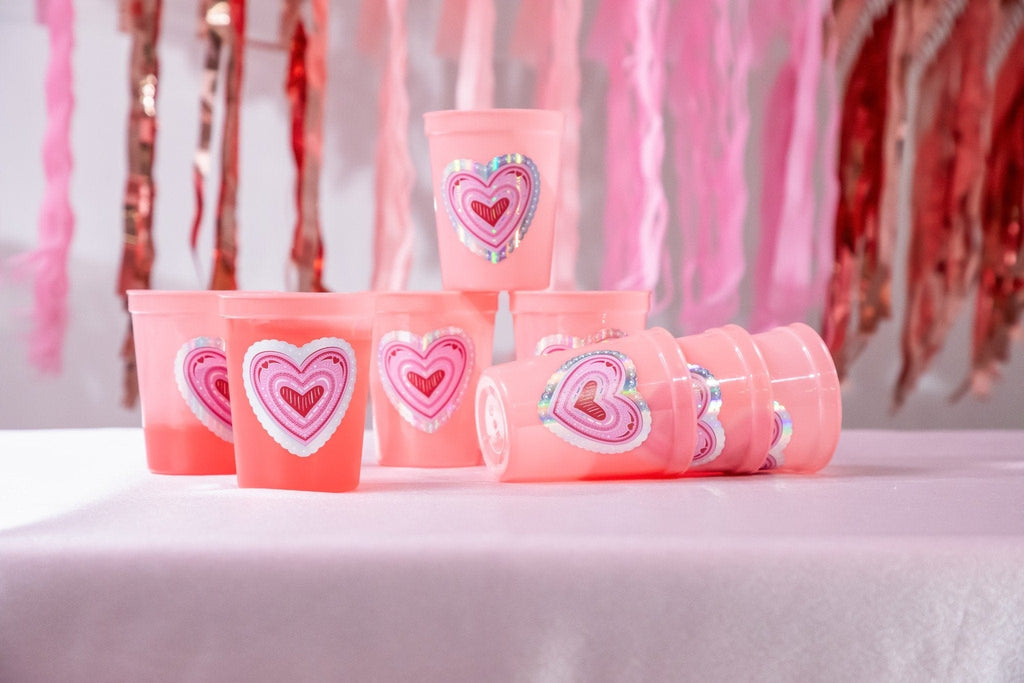 Color Changing Heart Cups (8 count)