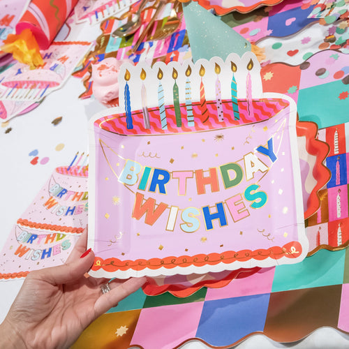 Birthday Wishes Dessert Plates (10 count)