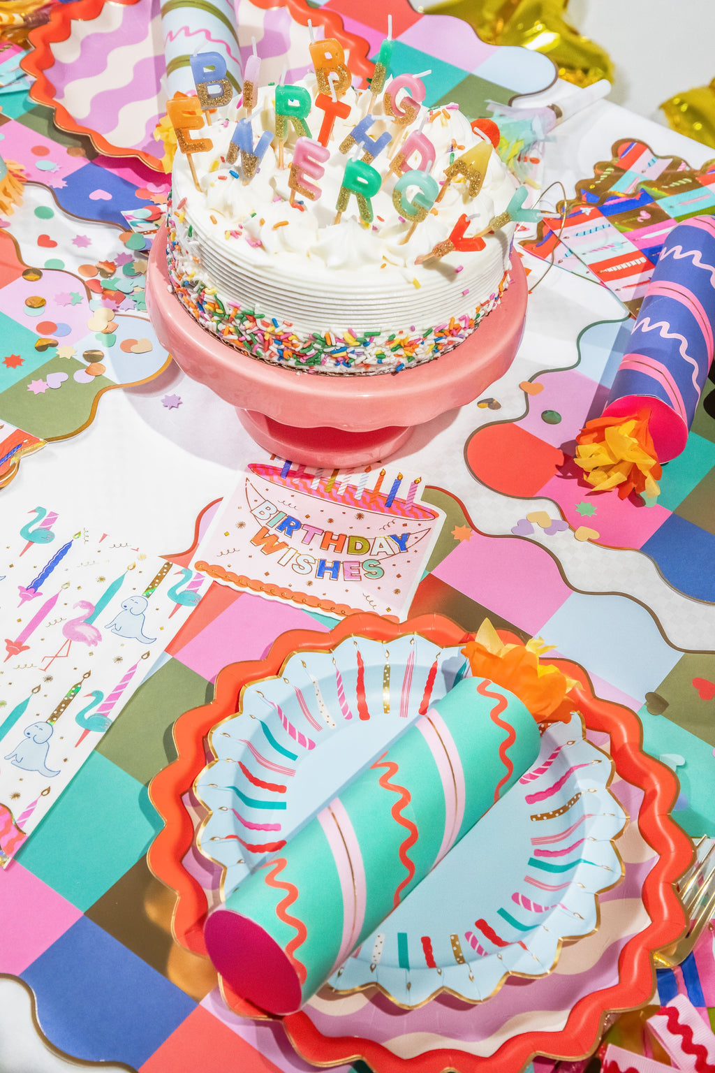 Birthday Candles Dessert Plates (10 count)