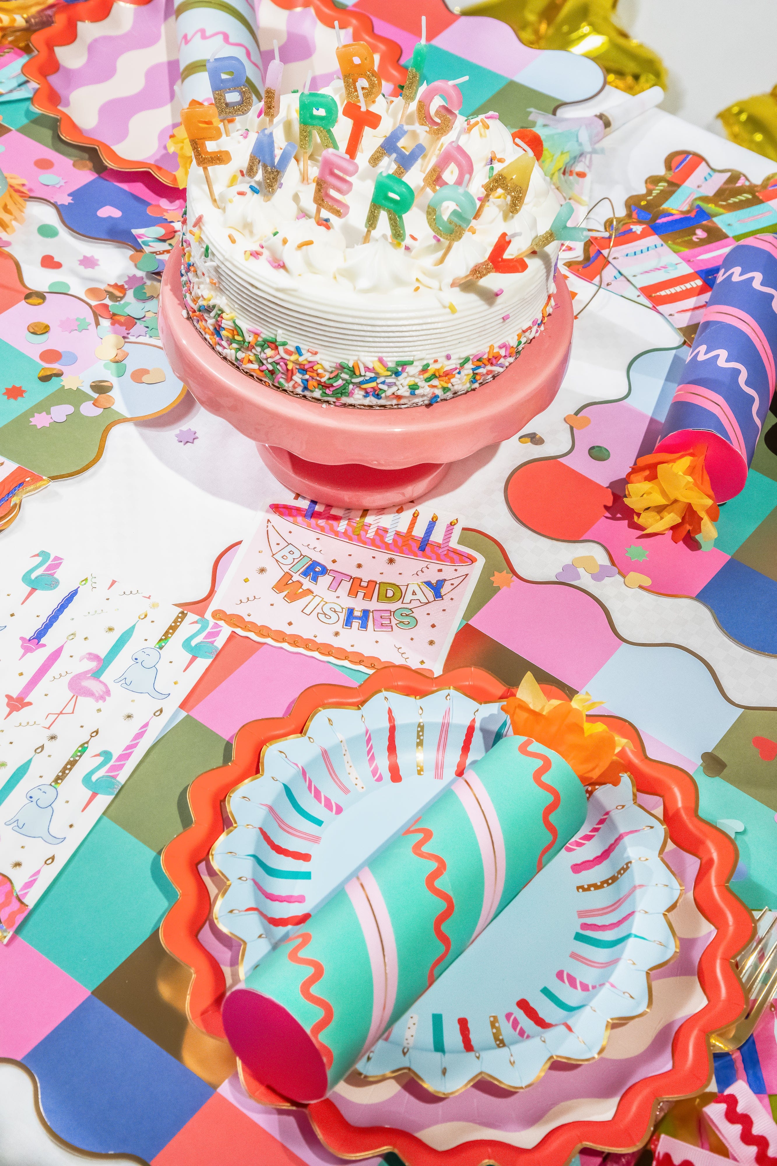 Birthday Candles Dessert Plates (10 count)