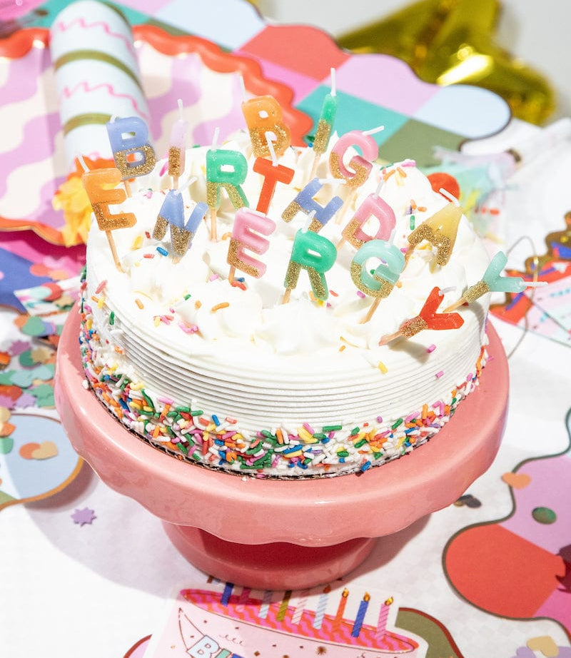 Big Birthday Energy Glitter Birthday Candle Set
