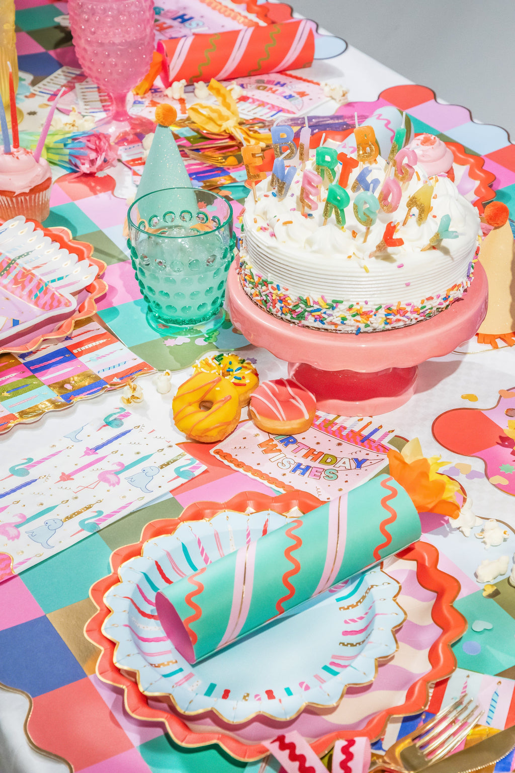 Birthday Candles Dessert Plates (10 count)