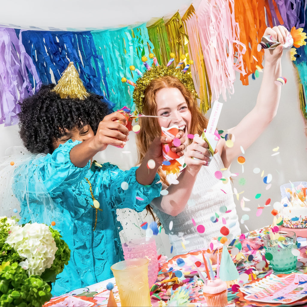 Birthday Candle Confetti Party Crackers (6 count)
