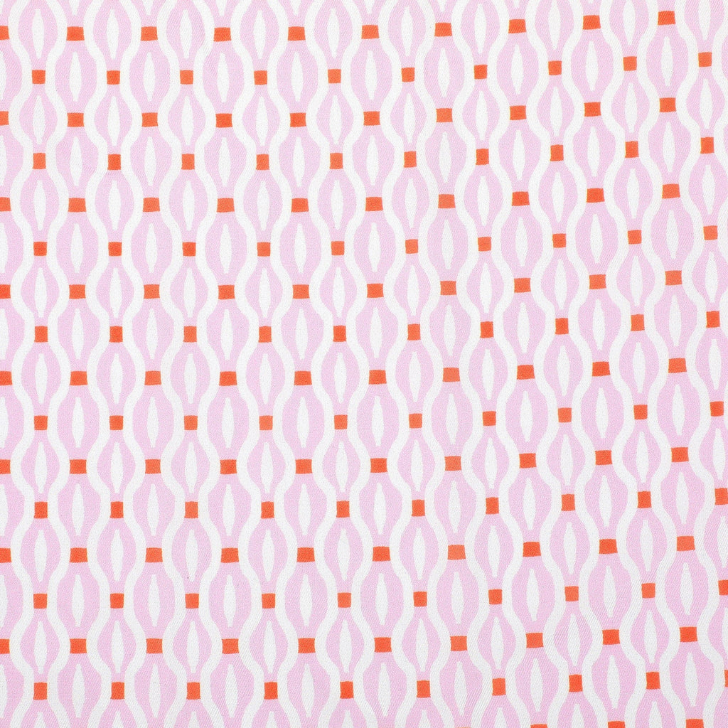 Geo Chic Pink Satin Anything Scarf
