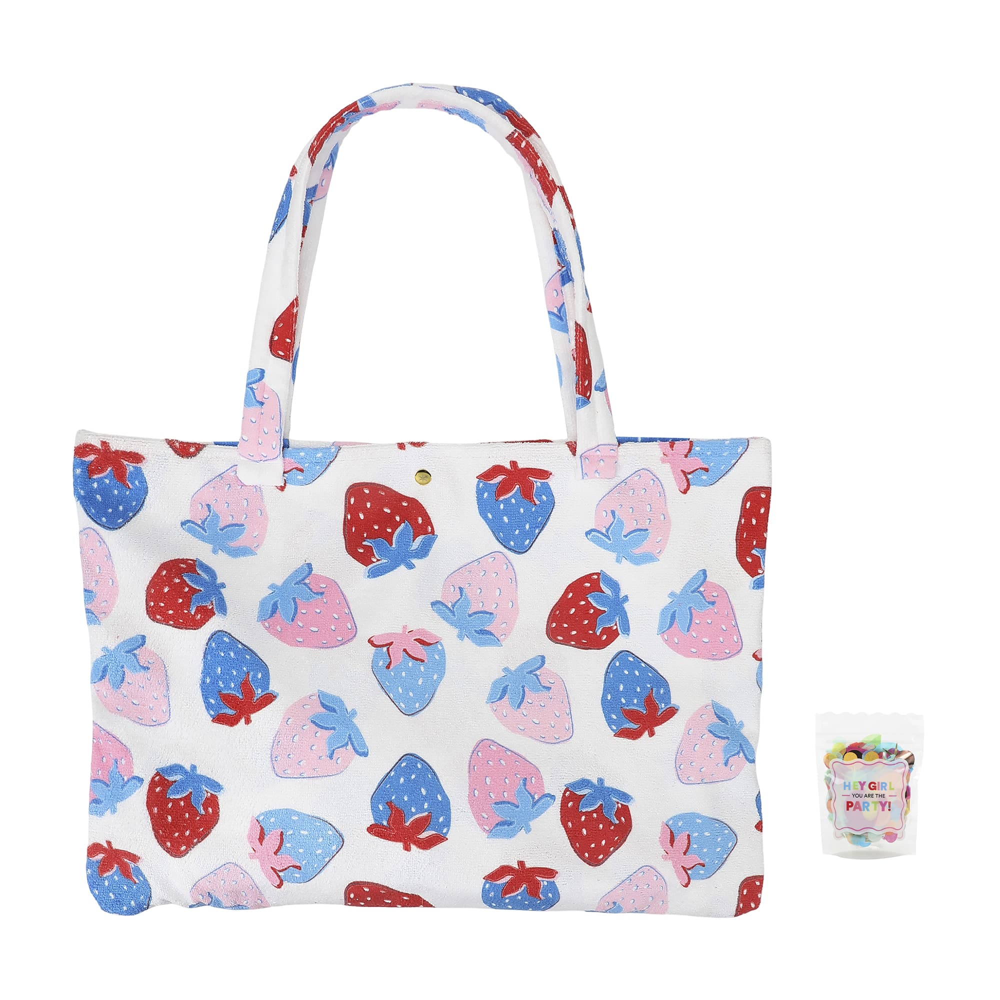 Red, White & Berry 2-in-1 Towel Tote Bag
