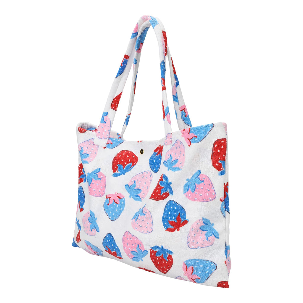 Red, White & Berry 2-in-1 Towel Tote Bag