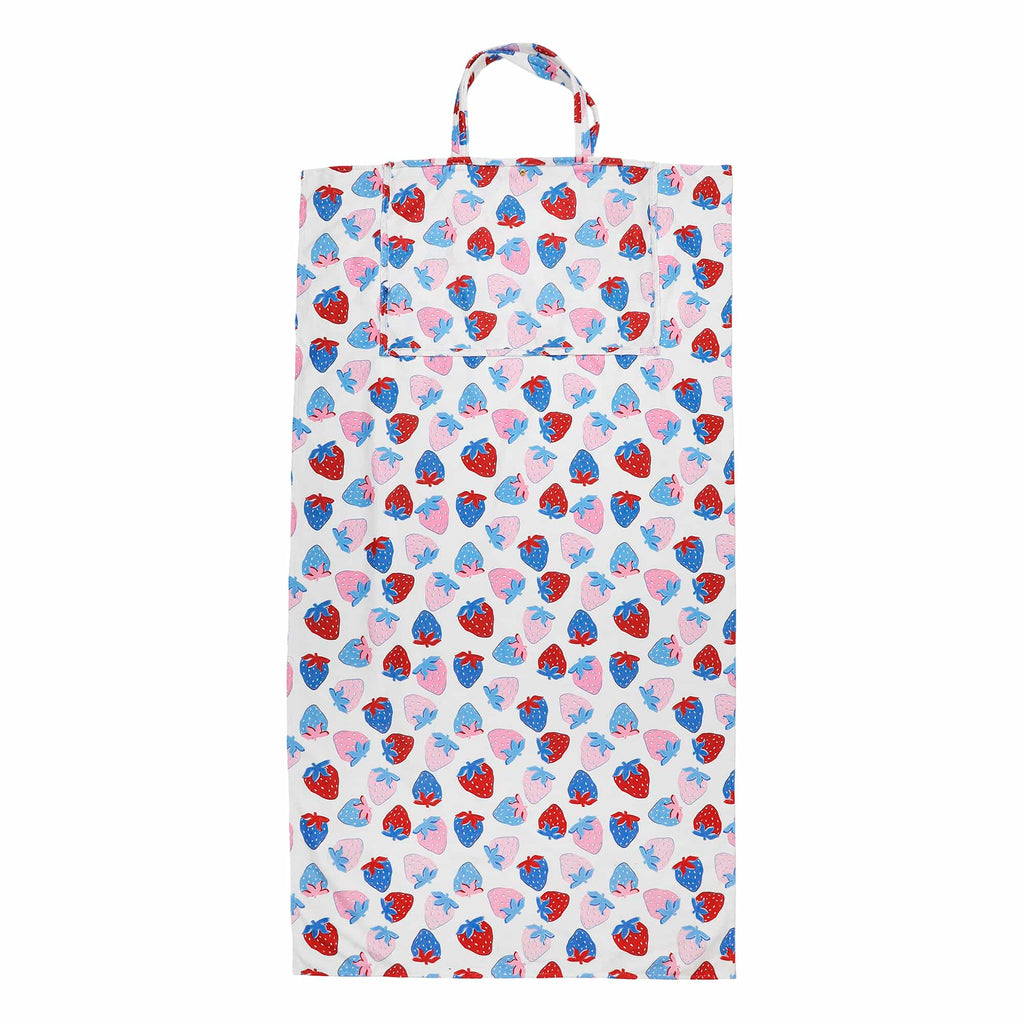 Red, White & Berry 2-in-1 Towel Tote Bag