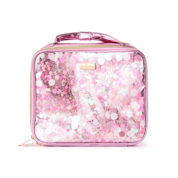 Pink Confetti Bows Backpack and Lunchbox Bundle