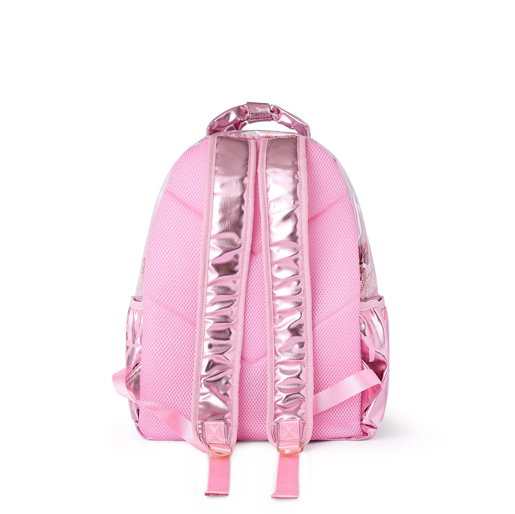 Pink Confetti Bows Backpack and Lunchbox Bundle