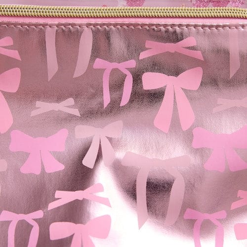 Pink Confetti Bows Backpack and Lunchbox Bundle