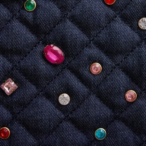 Denim and Gems Insulated Lunchbox