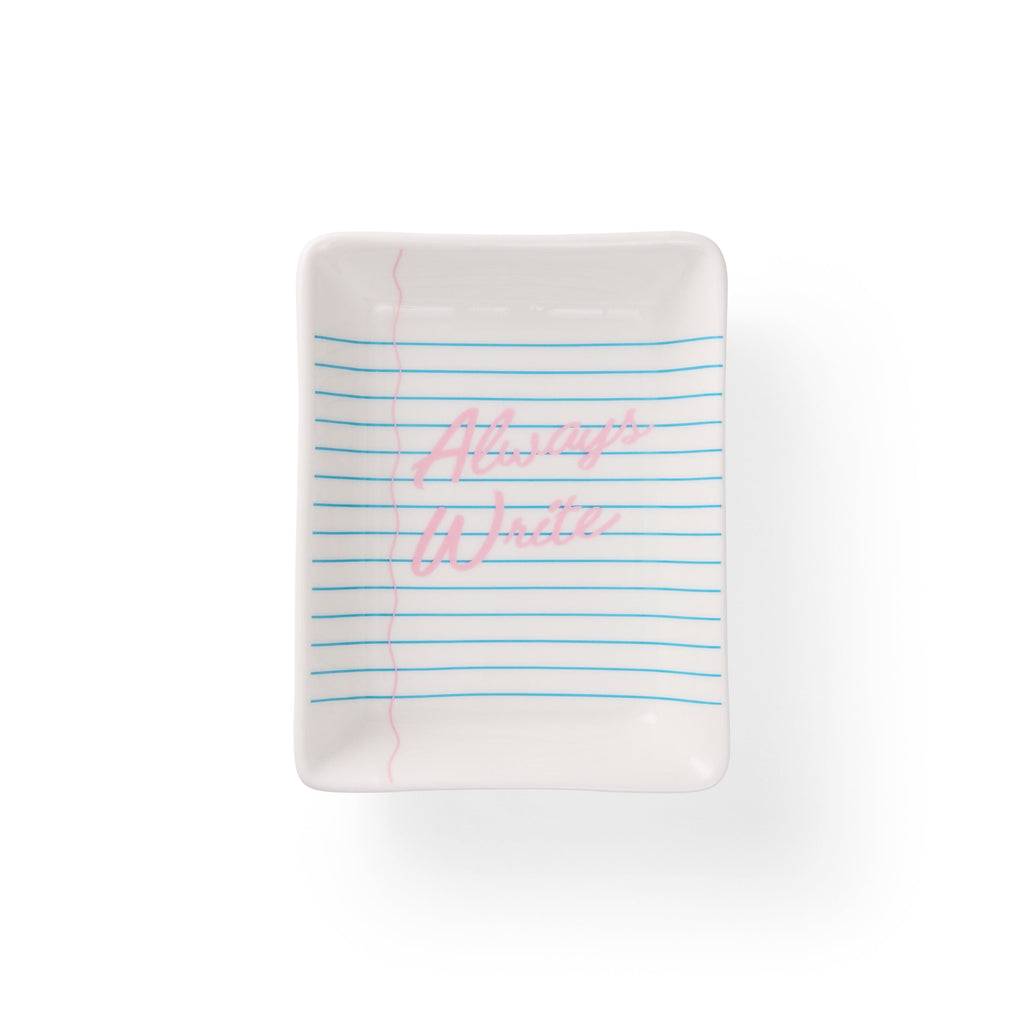 Always Write Trinket Tray and Earring Set