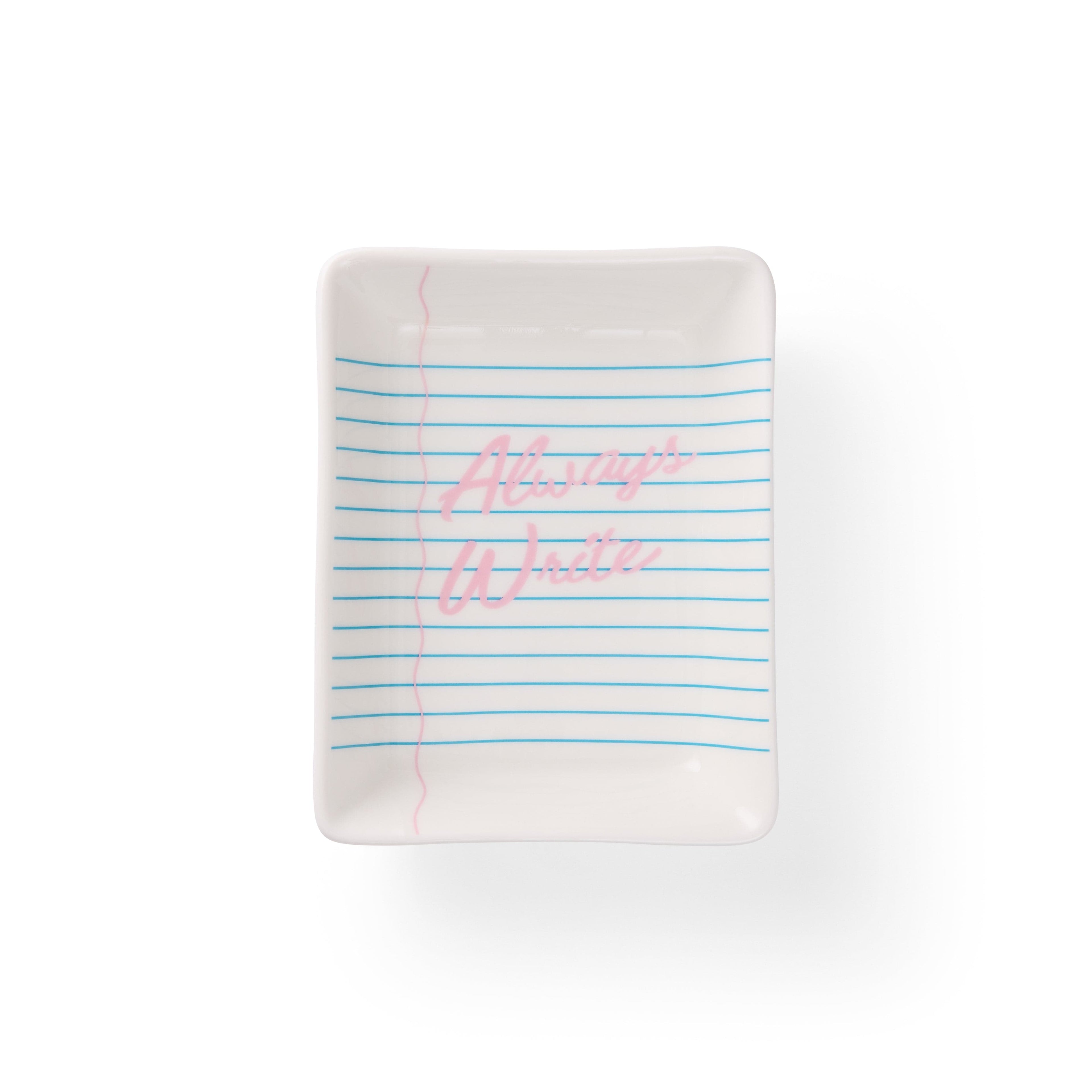 Always Write Trinket Tray and Earring Set