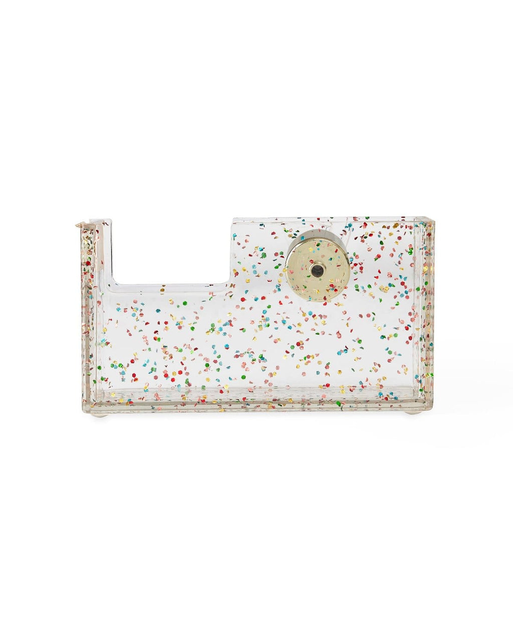 Confetti Injected Acrylic Tape Dispenser